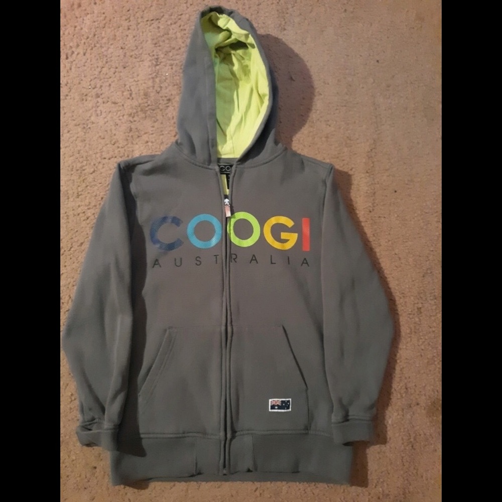 Coogi “Australia” Zip Up Hoodie Youth Sz M (10-12) - Picture 1 of 1